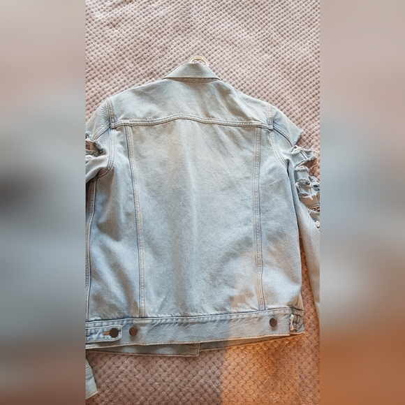 Palm Angels ripped sleeves denim jacket - Picture 7 of 7